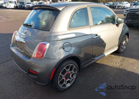 2012 Fiat 500 Sport from USA, damaged, VIN 3C3CFFBRXCT128607